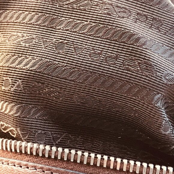 PRADA BAG authentic shirred ruched nappa LEATHER purse - Picture 5 of 16